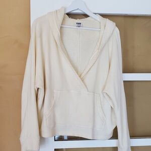 PINK Victoria Secret yellow hoodie, size S